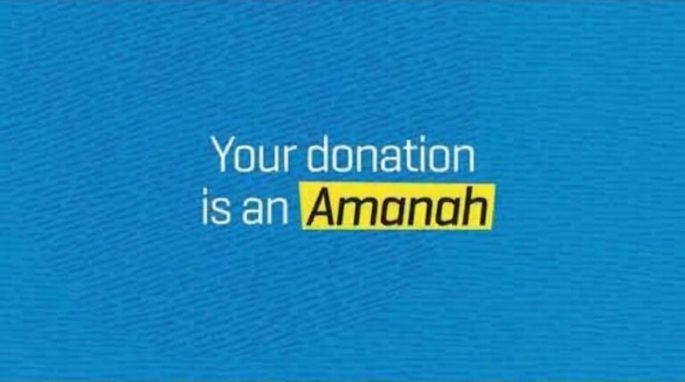 Your Donations are Our Amanah: Your Zakat is our Amanah