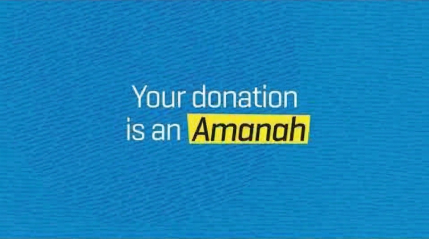Your Donations are Our Amanah