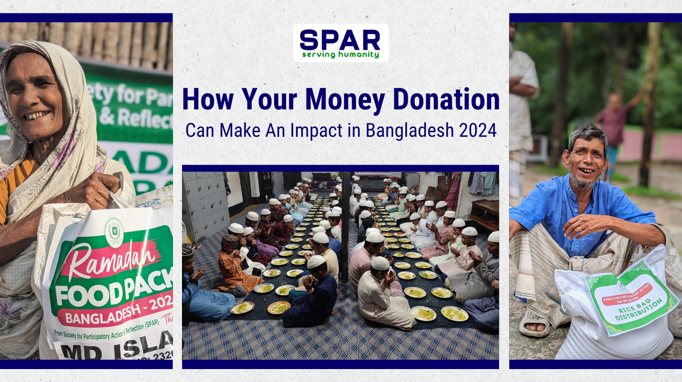 Money donation in Bangladesh