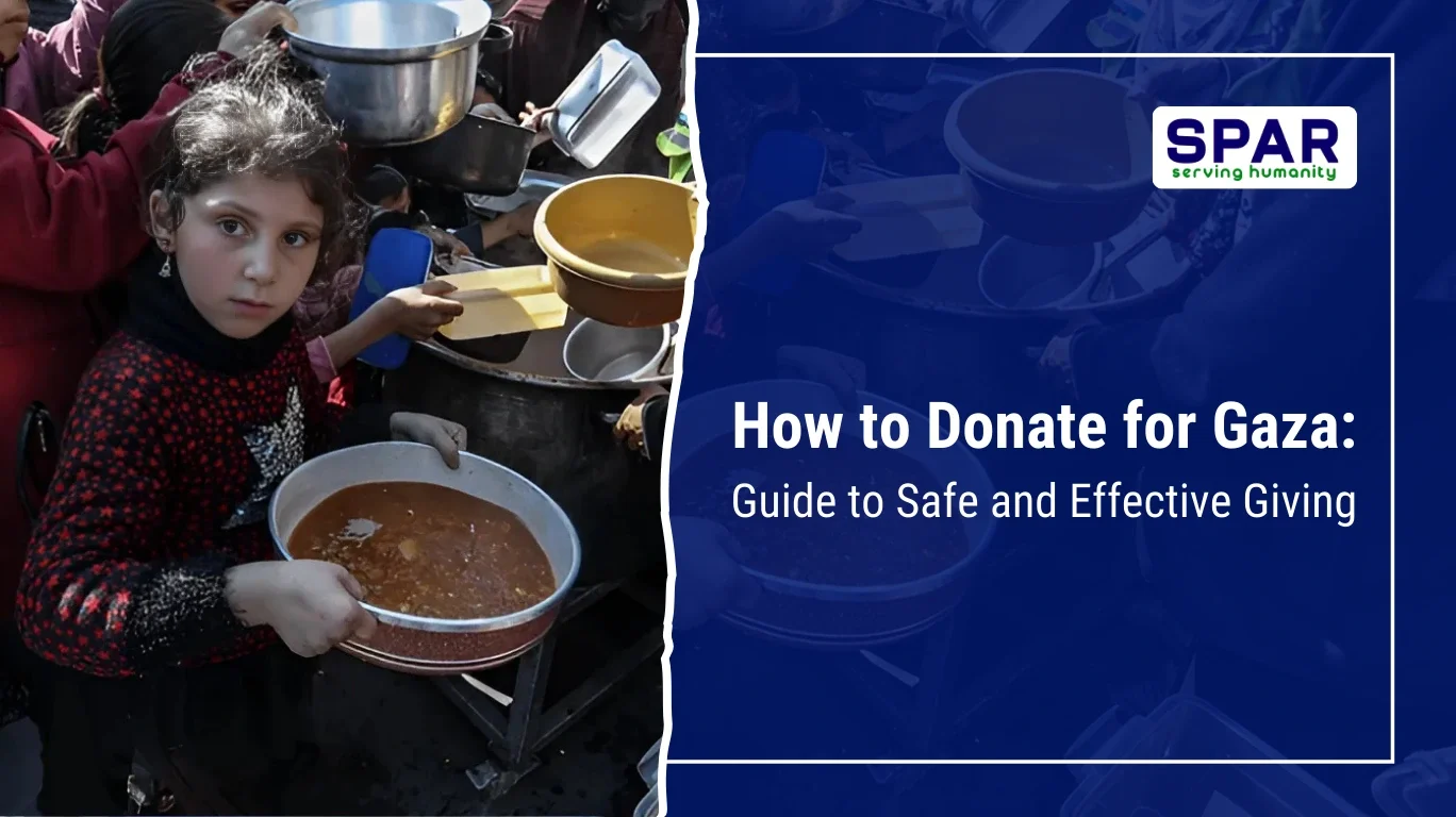 How to donate for gaza