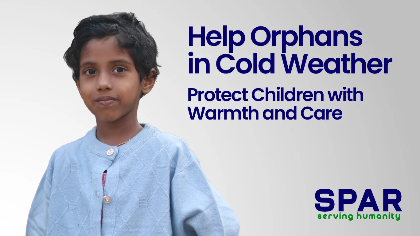 help orphans in cold weather
