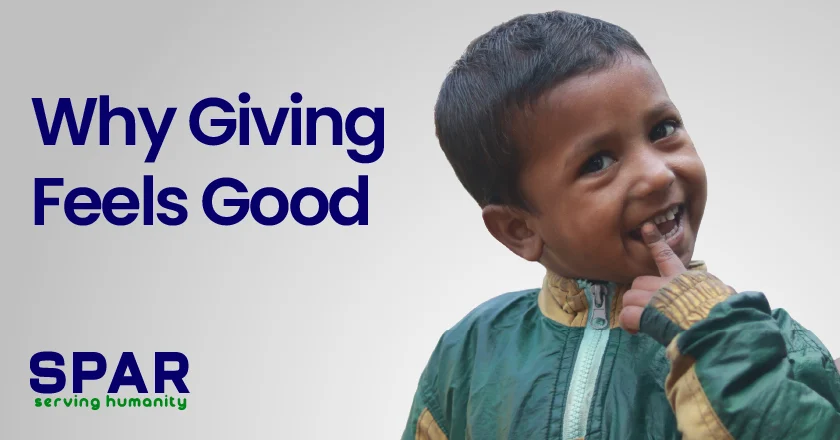 Donate Clothing This Winter | SPAR Project Drive 5 Why Giving Feels Good