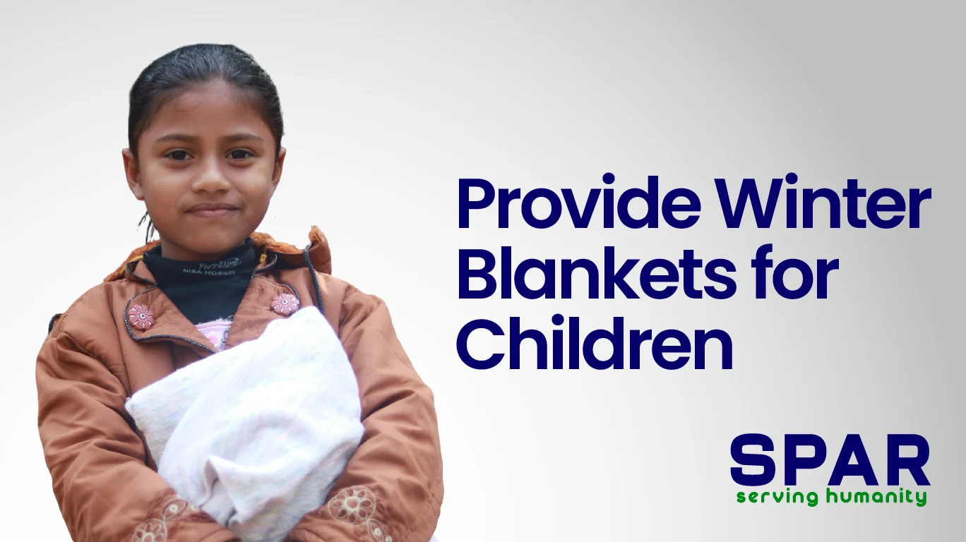 provide winter blankets for children