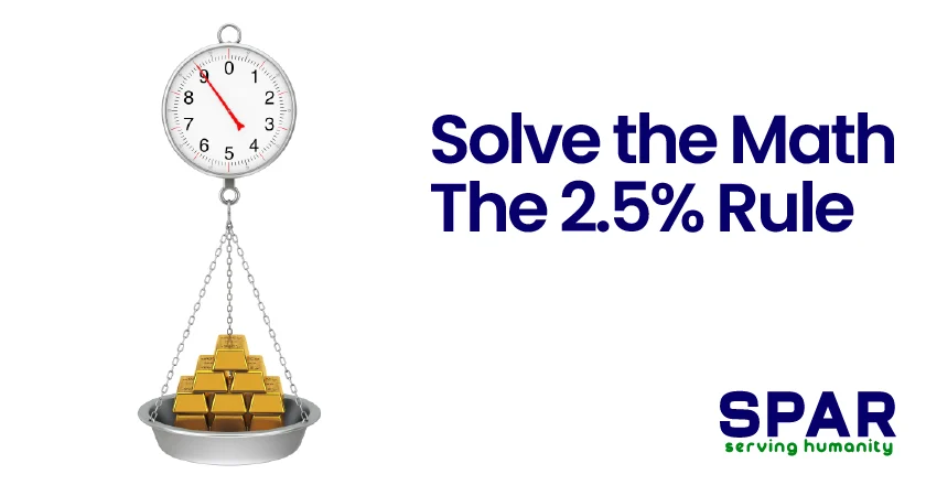 Solve the Math The 2.5% Rule