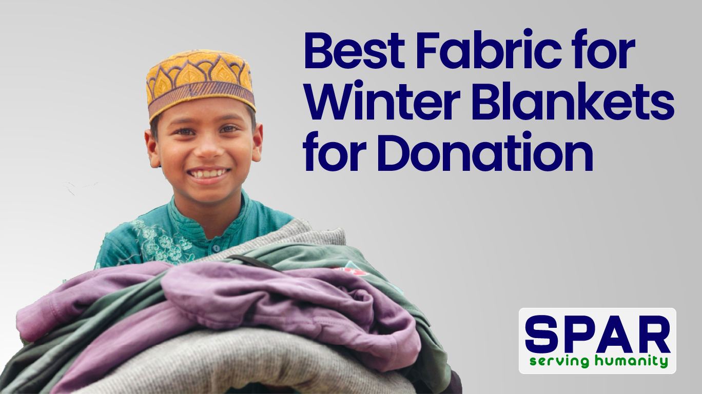 best fabric for winter blankets for donation