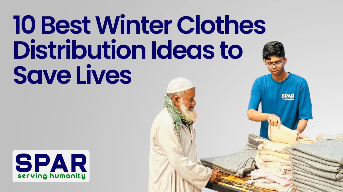 winter clothes distribution ideas