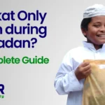 is zakat only given in ramadan​