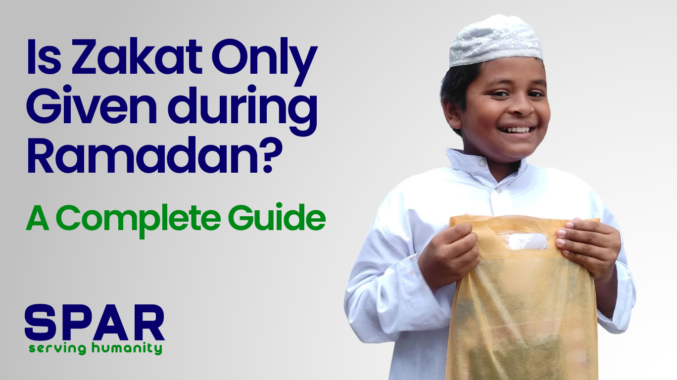 is zakat only given in ramadan​