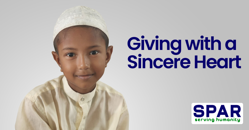 Giving with a Sincere Heart