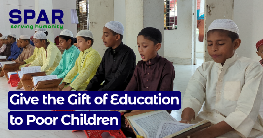Give the Gift of Education to Poor Children