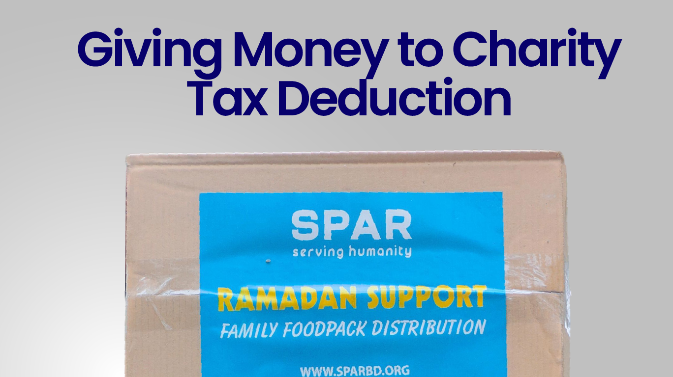 Giving money to charity tax deduction