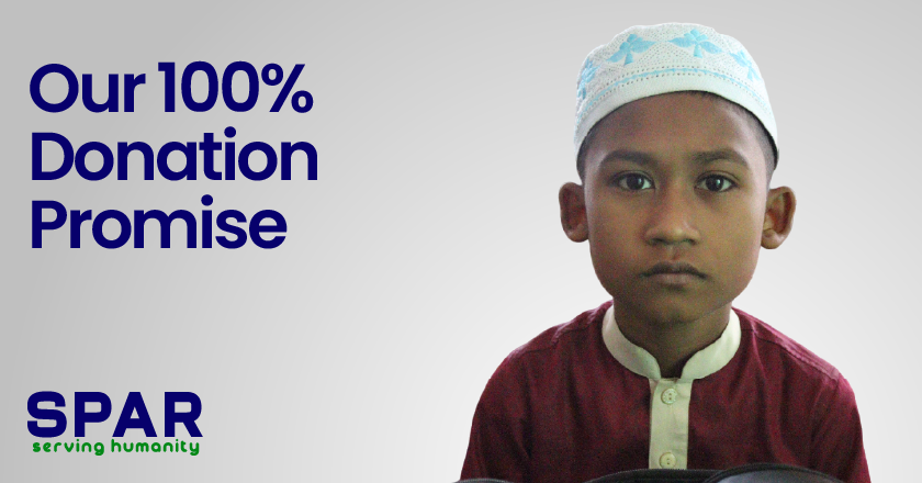 Helping Poor Communities in Rural Areas: A Path to Hope 3 Our 100% Donation Promise