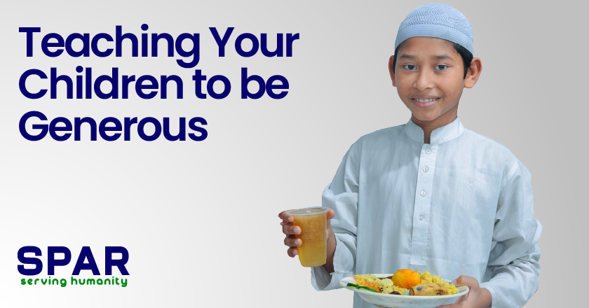 Teaching Your Children to be Generous