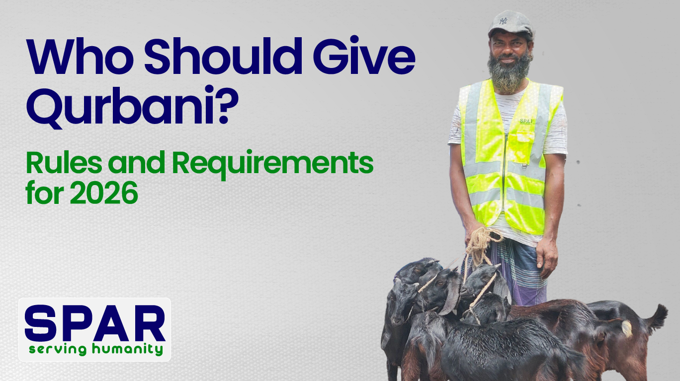 Who should give qurbani​?