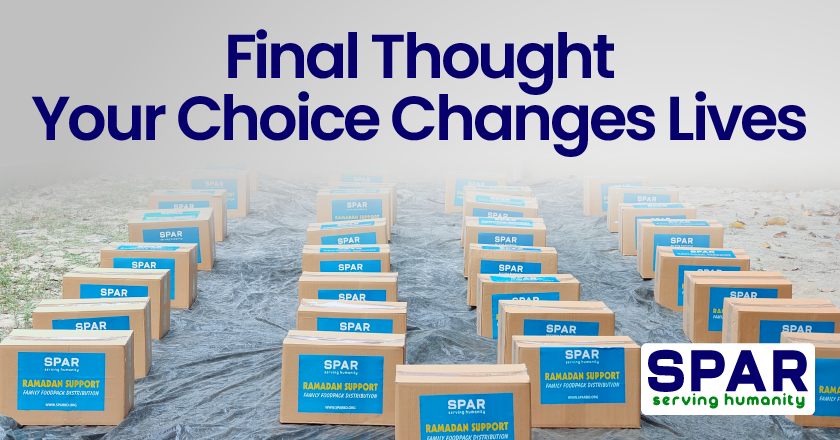 Your Choice Changes Lives