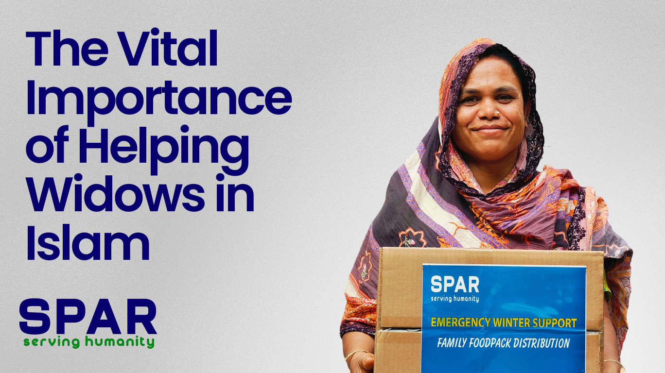 importance of helping widows in Islam