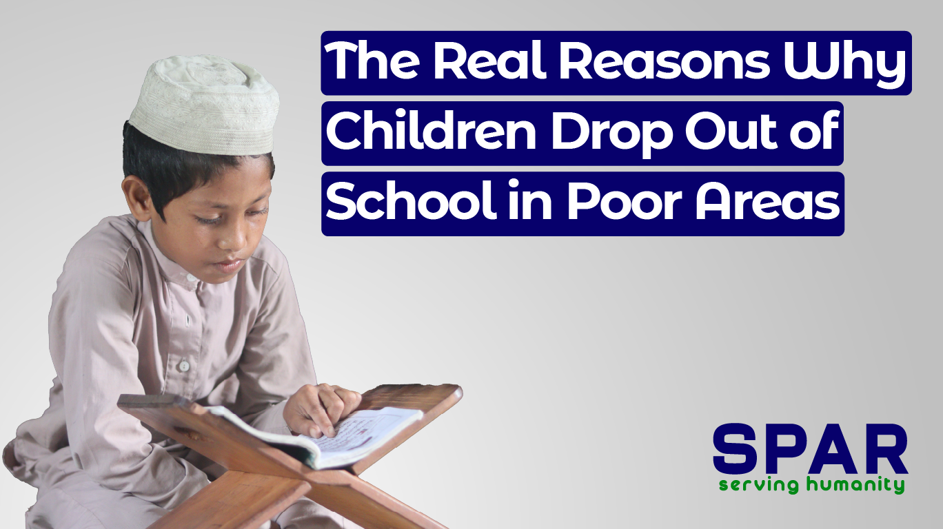 why children drop out of school in poor areas?