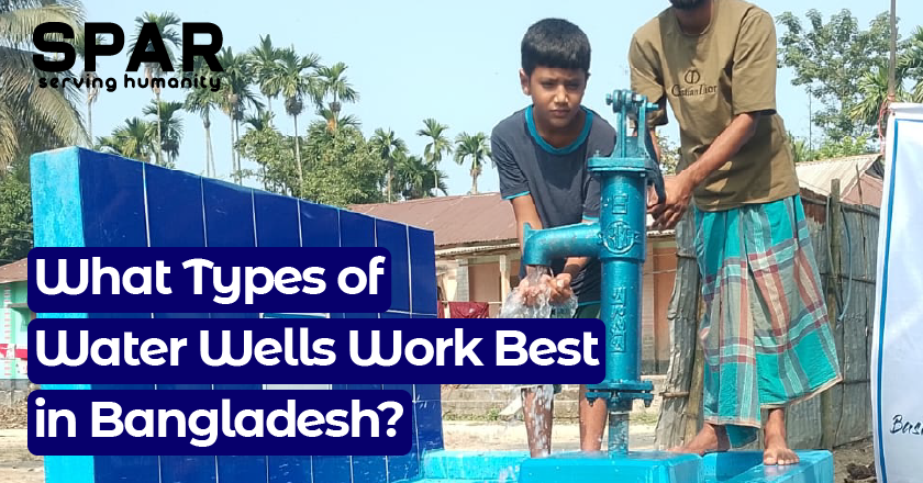 Deep tube wells are the standard