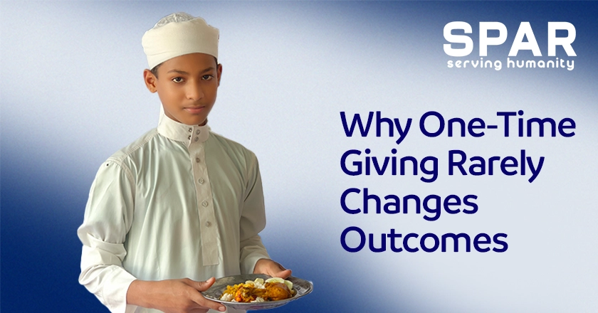 Why One-Time Giving Rarely Changes Outcomes